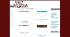 Desktop Screenshot of clarkstonvillageplayers.org